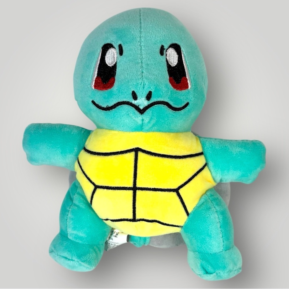 Squirtle Pokémon Plush 1997 Chinese Tag Nintendo 9in Stuffed Animal